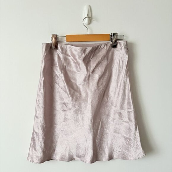 Aritzia Babaton Slip Mini Skirt Munroe Mauve Size 10 - Picture 5 of 8